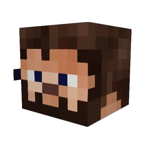 SirPints Minecraft avatar head, 3D render