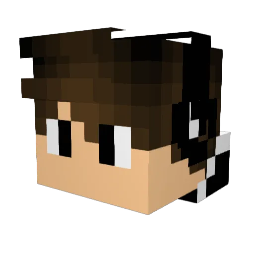 SirPrestigious Minecraft avatar head, 3D render