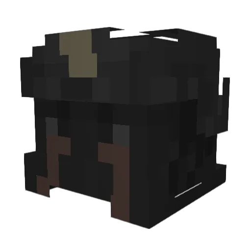 SirPuffBoy Minecraft avatar head, 3D render