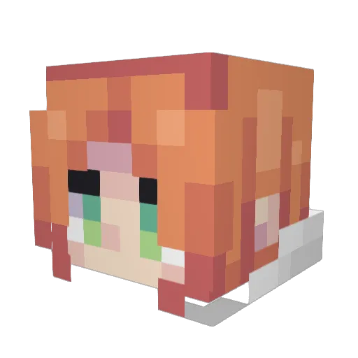SirRavon Minecraft avatar head, 3D render