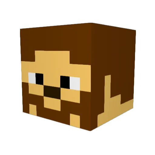 SirReinhold Minecraft avatar head, 3D render