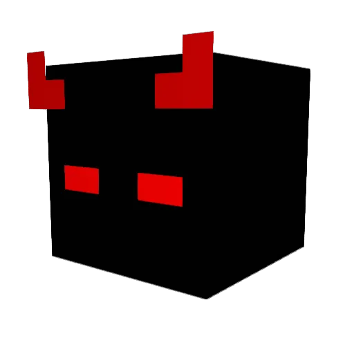 SirRuined Minecraft avatar head, 3D render
