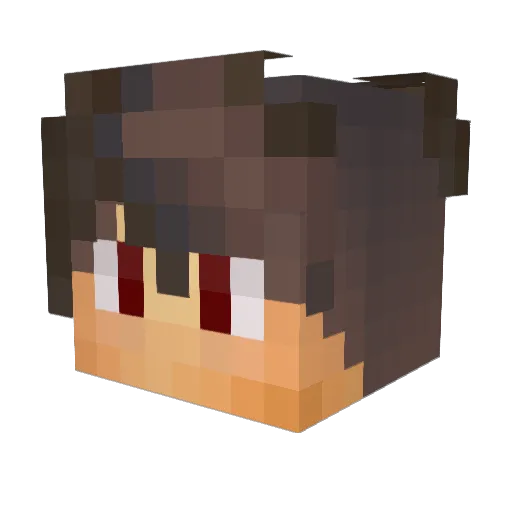 SirSaddock Minecraft avatar head, 3D render