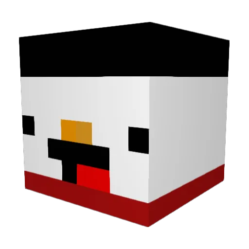 SirSammyJr Minecraft avatar head, 3D render
