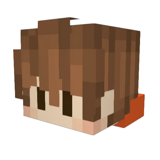 SirSamuelMum Minecraft avatar head, 3D render