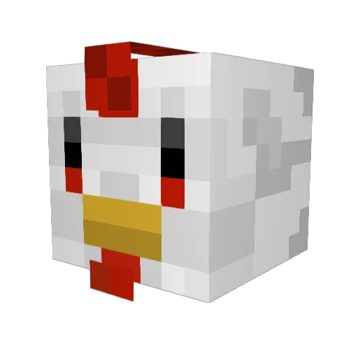 SirSarune Minecraft avatar head, 3D render