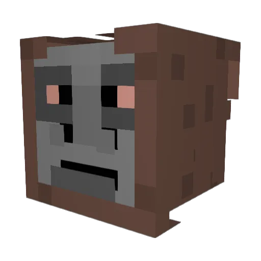 SirShrimp69 Minecraft avatar head, 3D render