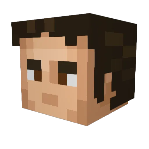 SirSmalls123 Minecraft avatar head, 3D render