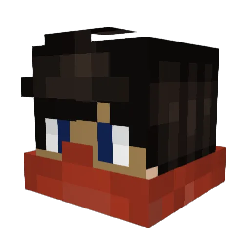 SirSnazzy1 Minecraft avatar head, 3D render