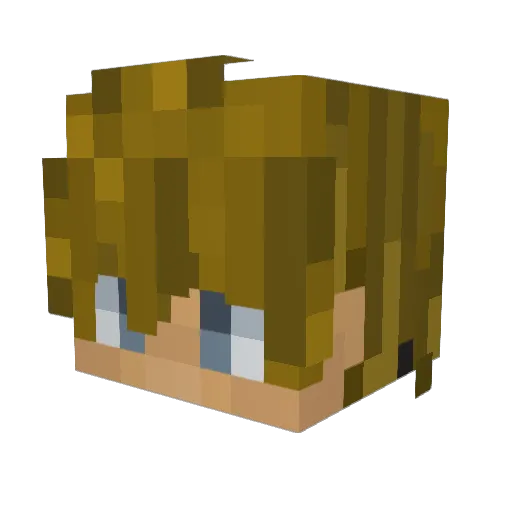 SirSoda_ Minecraft avatar head, 3D render