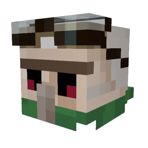 SirStingRay Minecraft avatar head, 3D render