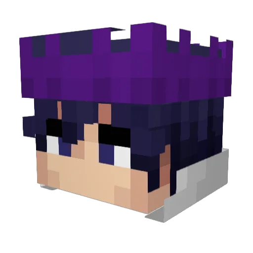 SirSwicks Minecraft avatar head, 3D render