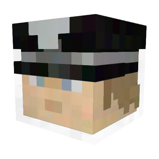 SirThao Minecraft avatar head, 3D render