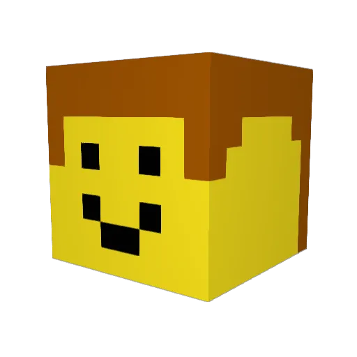 SirTile Minecraft avatar head, 3D render