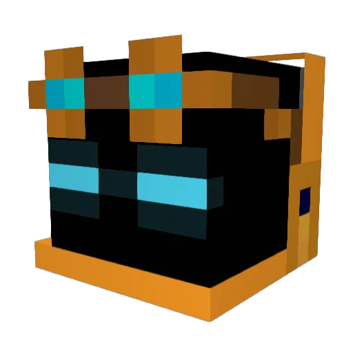 SirTix Minecraft avatar head, 3D render