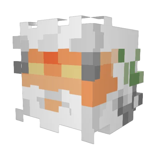 SirTronX_88 Minecraft avatar head, 3D render