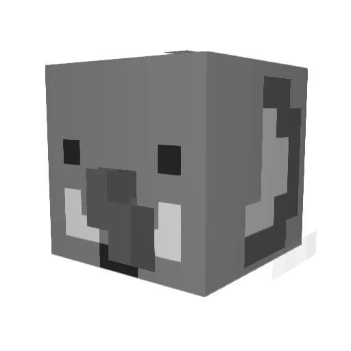 SirTuffi Minecraft avatar head, 3D render