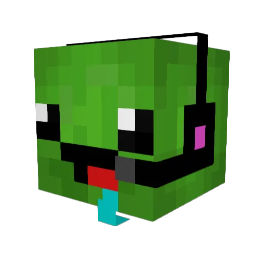 SirTutl Minecraft avatar head, 3D render