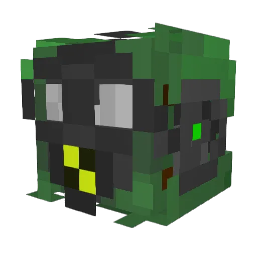 SirViper_ Minecraft avatar head, 3D render