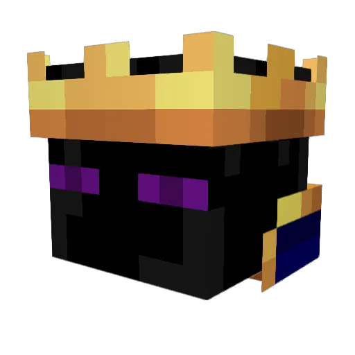 SirWaffey Minecraft avatar head, 3D render
