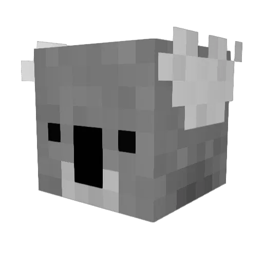 SirWally Minecraft avatar head, 3D render