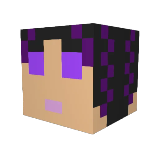 SirWesty Minecraft avatar head, 3D render