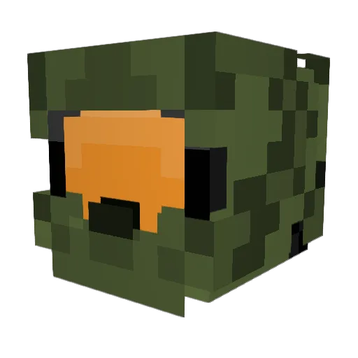SirWheezy21 Minecraft avatar head, 3D render