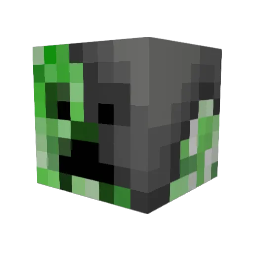 SirWimpy123 Minecraft avatar head, 3D render