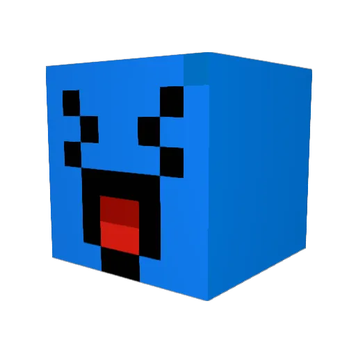 SirWobbuffett Minecraft avatar head, 3D render