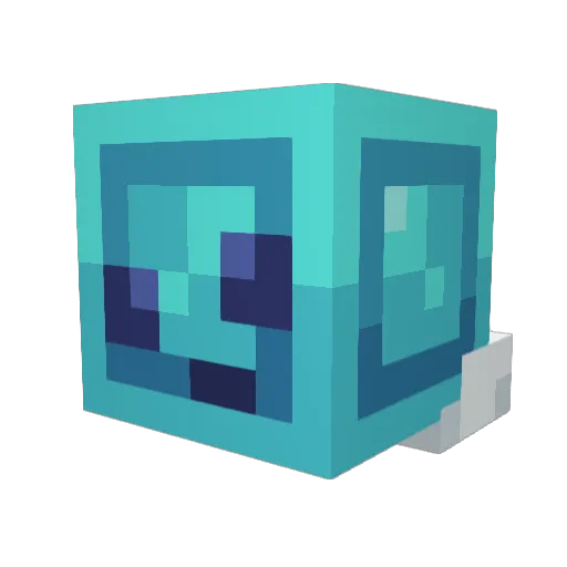 SirWolfii Minecraft avatar head, 3D render