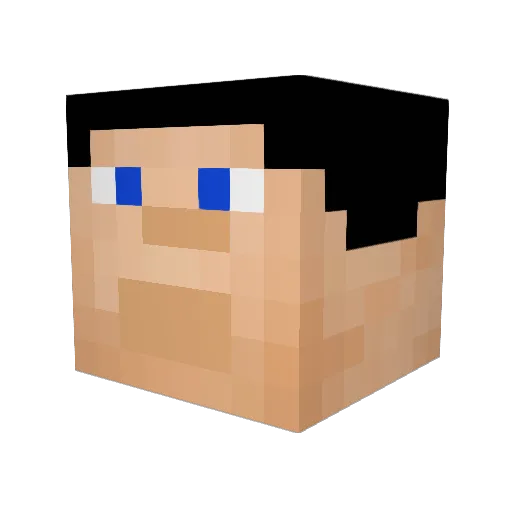 SirXave Minecraft avatar head, 3D render