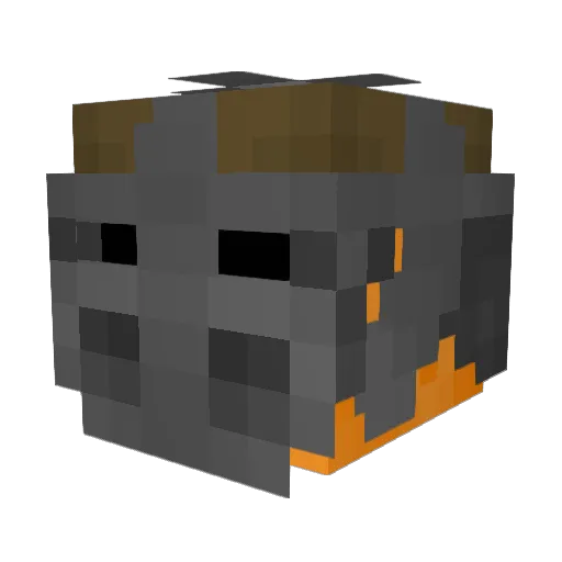 SirZeni_ Minecraft avatar head, 3D render