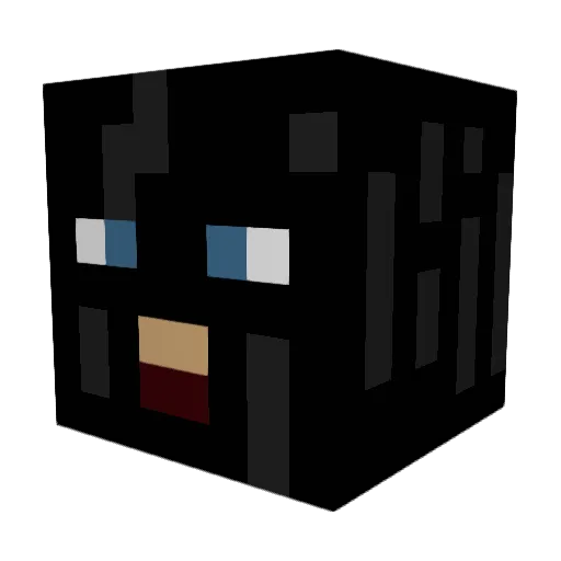 Sir_3rdLeg Minecraft avatar head, 3D render