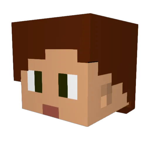 Sir_Ahh Minecraft avatar head, 3D render