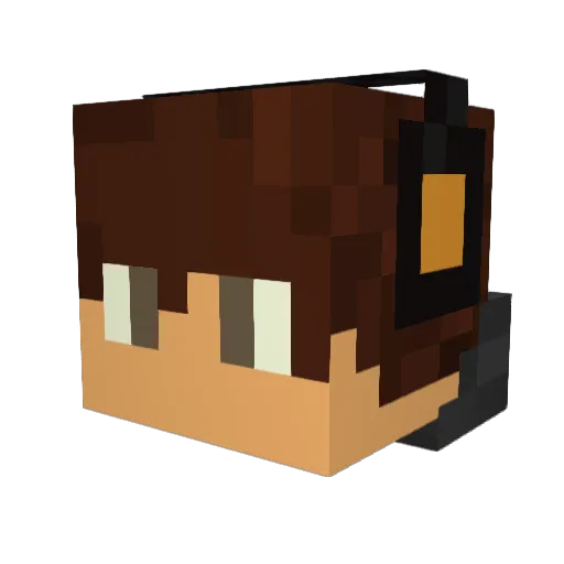 Sir_Aiden_Mac Minecraft avatar head, 3D render