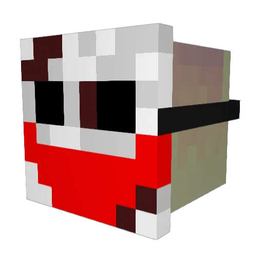 Sir_Ariisee Minecraft avatar head, 3D render