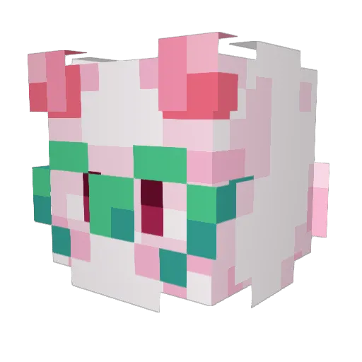 Sir_BananaCat Minecraft avatar head, 3D render