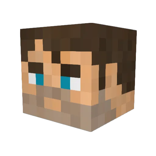 Sir_Benedict Minecraft avatar head, 3D render