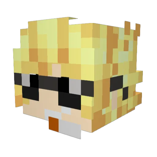 Sir_Bork0 Minecraft avatar head, 3D render