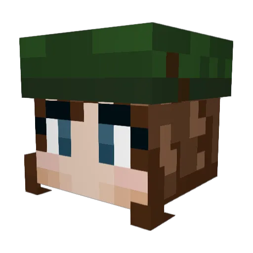 Sir_Briar Minecraft avatar head, 3D render