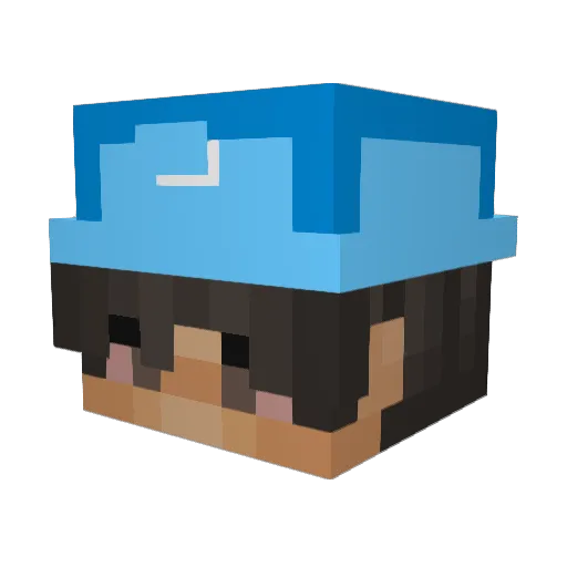 Sir_Cartier_ Minecraft avatar head, 3D render