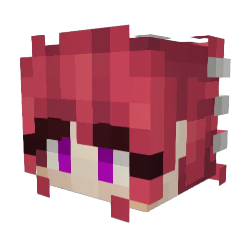 Sir_Chili Minecraft avatar head, 3D render