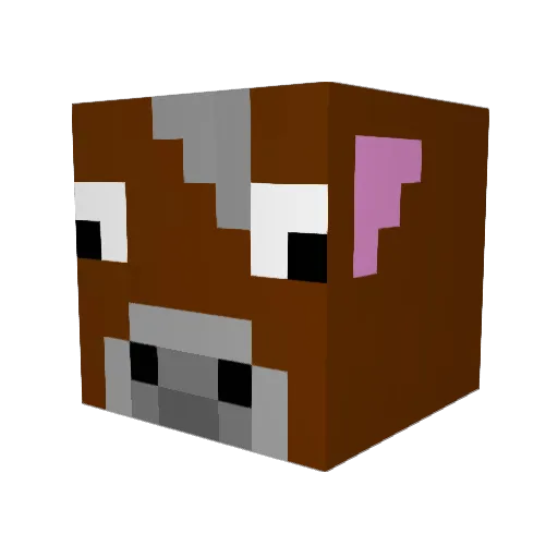 Sir_Clarence Minecraft avatar head, 3D render