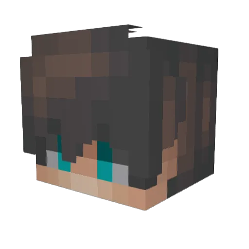 Sir_Doomi Minecraft avatar head, 3D render