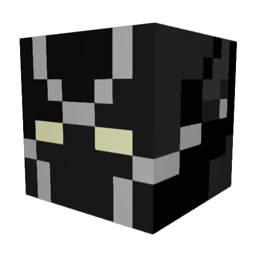 Sir_Draa Minecraft avatar head, 3D render