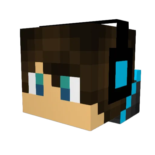 Sir_EPICNESS48 Minecraft avatar head, 3D render