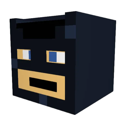 Sir_Enz Minecraft avatar head, 3D render