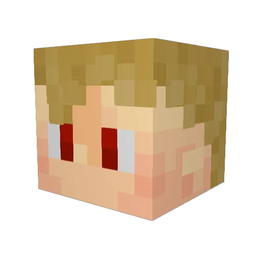 Sir_Fluffyton Minecraft avatar head, 3D render