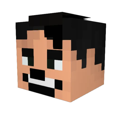 Sir_Fofferman Minecraft avatar head, 3D render