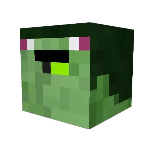 Sir_Fotis Minecraft avatar head, 3D render